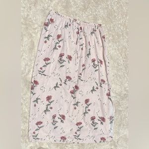 34. Bice by Sag Harbor Floral Skirt | Size Medium | Floral, Elastic Waistband